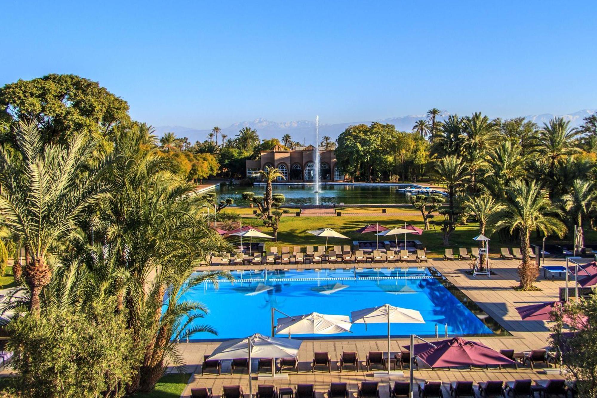 Barcelo Palmeraie Oasis Resort (Adults Only) Marrakesh Esterno foto The pool at the Royal Palm Resort and Spa